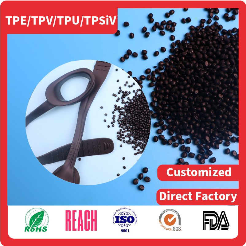 Swimming Goggles - Injection-Molded Headband Material TPE