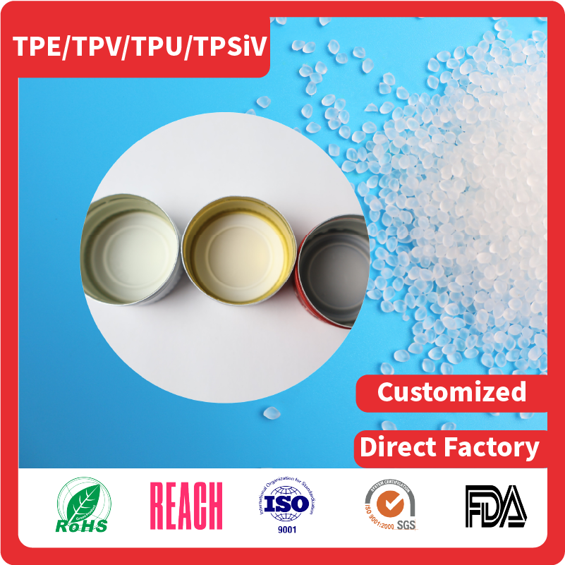 Gas-injected molding (drip molding) TPE material