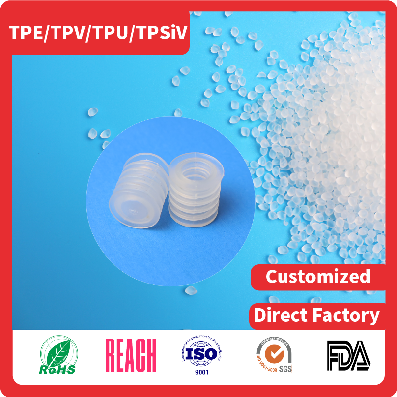 Injection-molded inner plug made of alcohol-resistant TPE